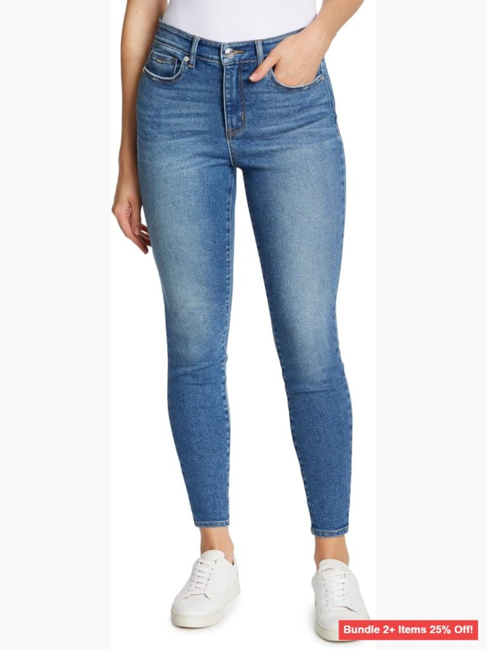 High Rise Skinny Jeans, Stretch Denim, 27.5" Inseam, Perfect Fit